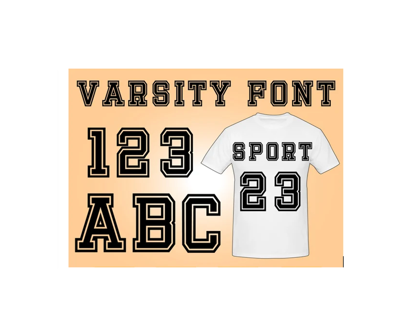 Heat Pressed Numbers and Letters