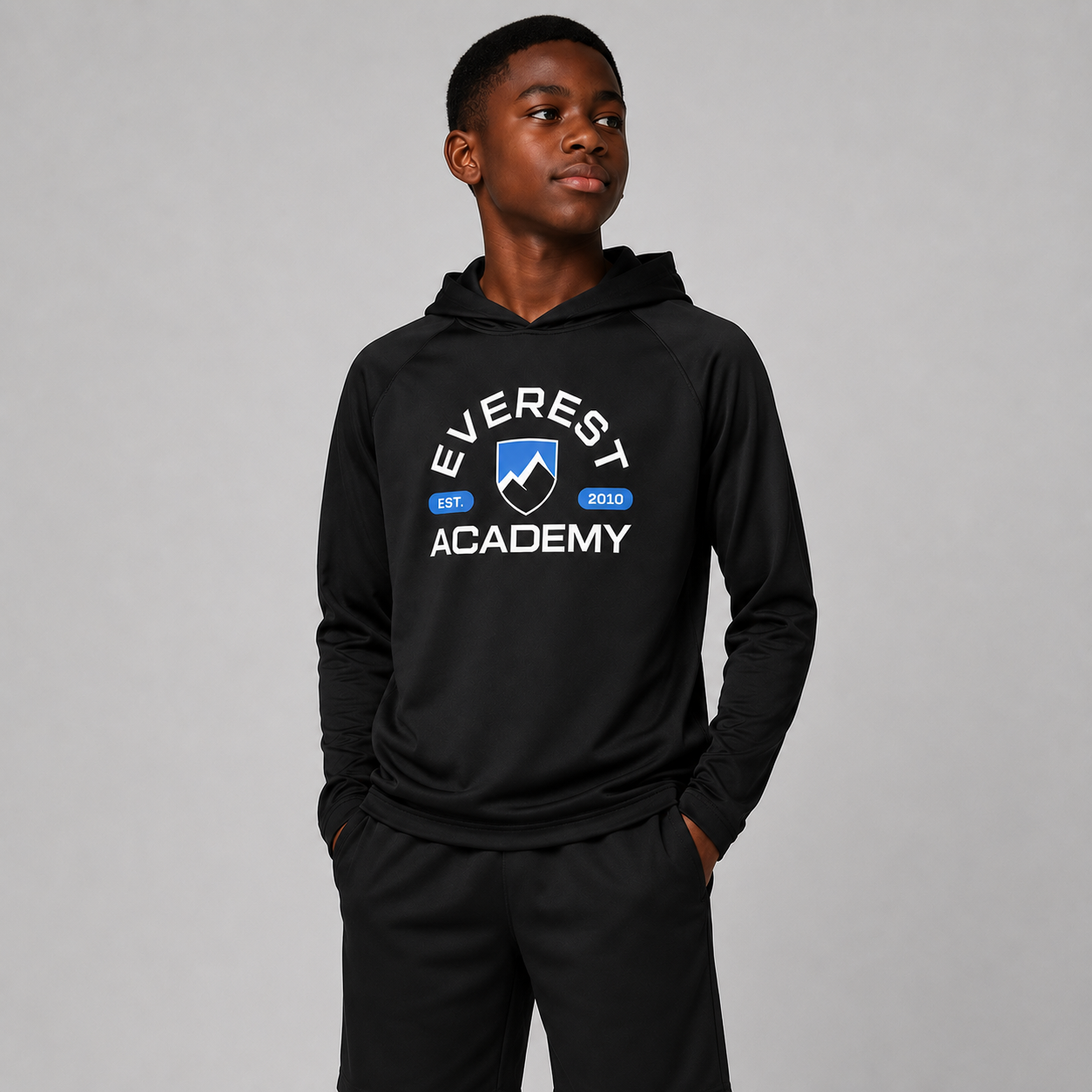 Youth Apex Hooded Long Sleeve