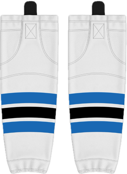 EH BClutch White Home Hockey Socks 2026