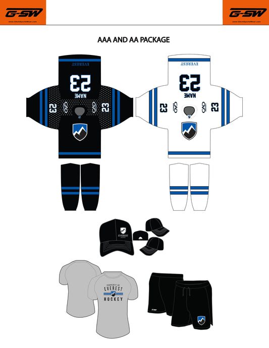 AAA/AA TEAM '24 Everest Hockey Spring Uniform Package
