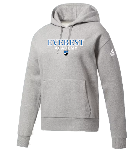 JW6597 Adult Fleece Hoody Grey