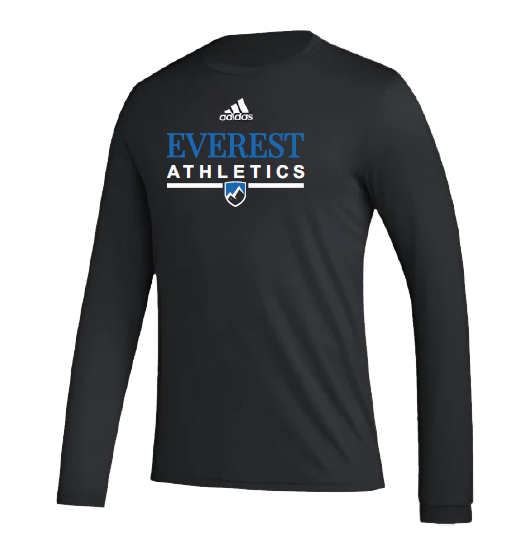 JX4476 Adult Pregame Long Sleeve Black