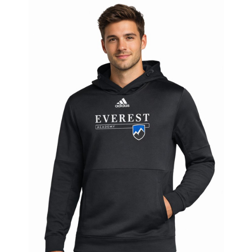 FQ0155 Adult Pullover Hoody Black/Grey