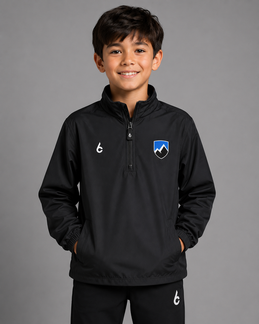 Youth Core Windbreaker Quarter Zip Jacket