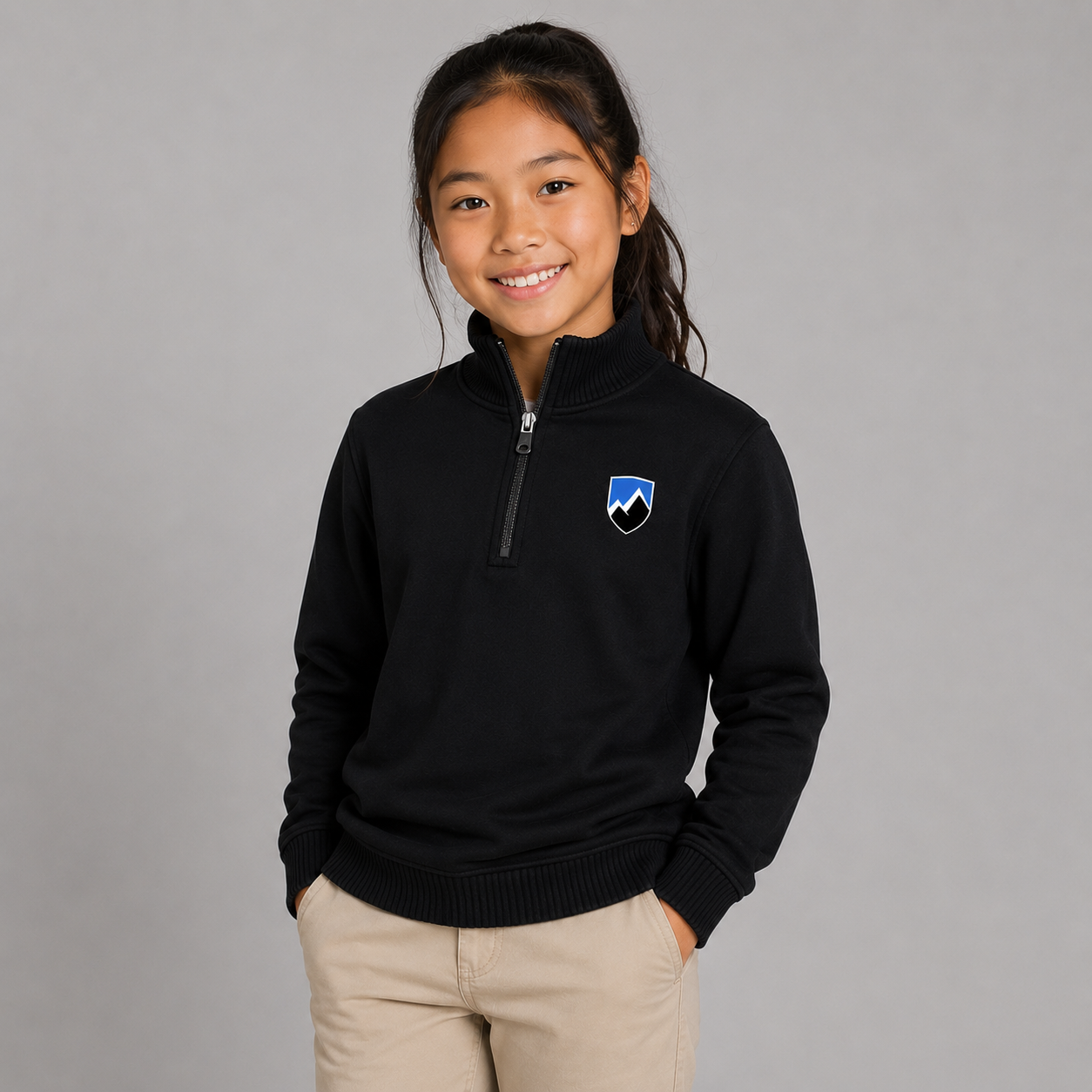 Youth Core Quarter Zip Sweatshirt